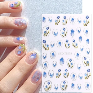 Gilt Marble Nail Stickers
